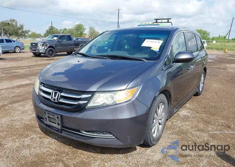 2016 Honda Odyssey Se из США, поврежденный, VIN 5FNRL5H38GB104189